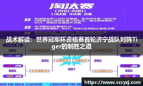 战术解读：世界冠军杯资格赛首轮济宁战队对阵Tiger的制胜之道