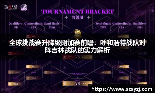 全球挑战赛升降级附加赛前瞻：呼和浩特战队对阵吉林战队的实力解析
